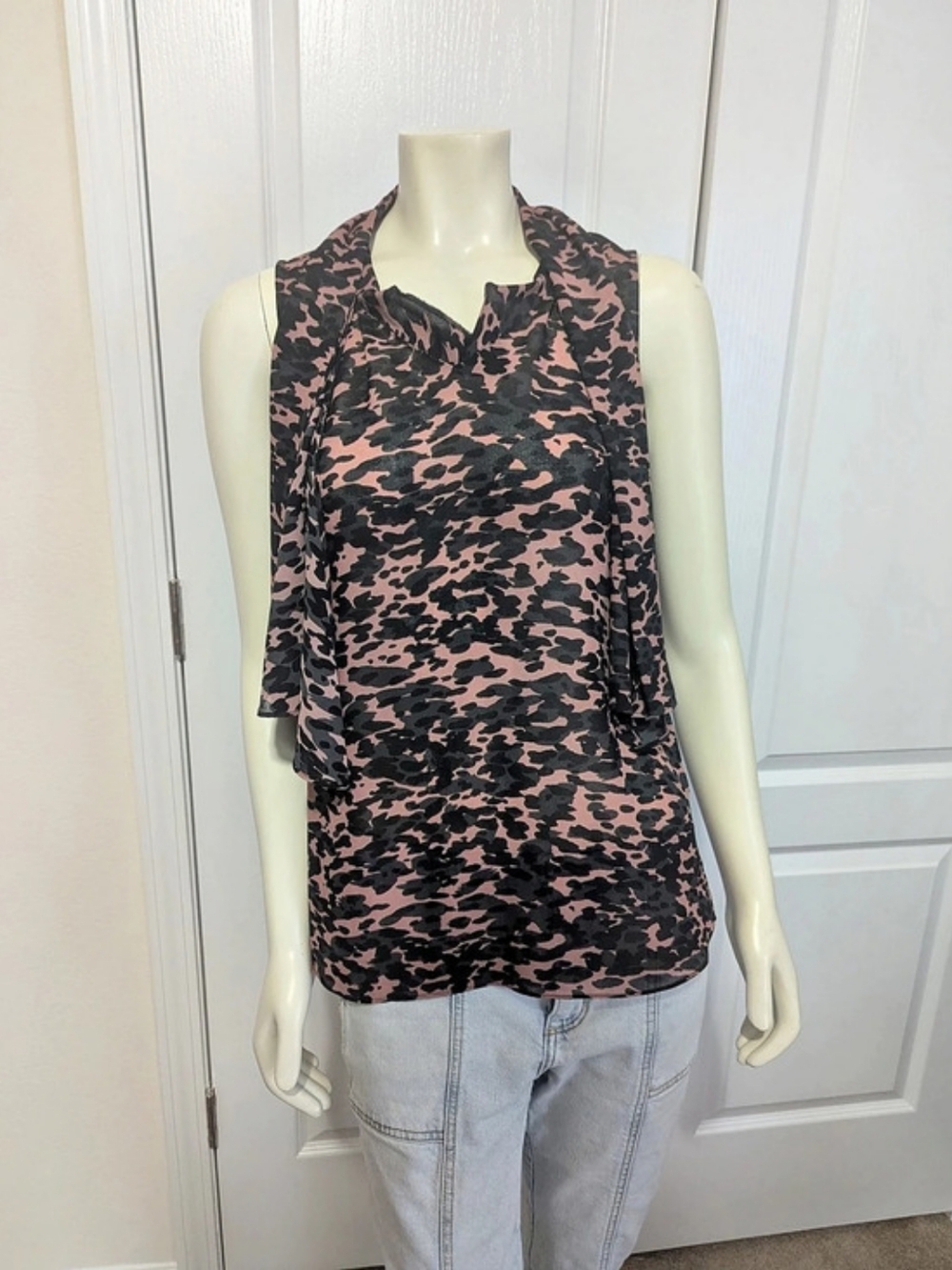 CAbi Animal Print Blouse